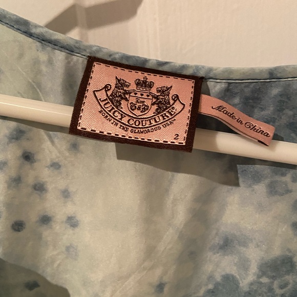 Juicy Couture silk/satin dress size 2 - Picture 3 of 4